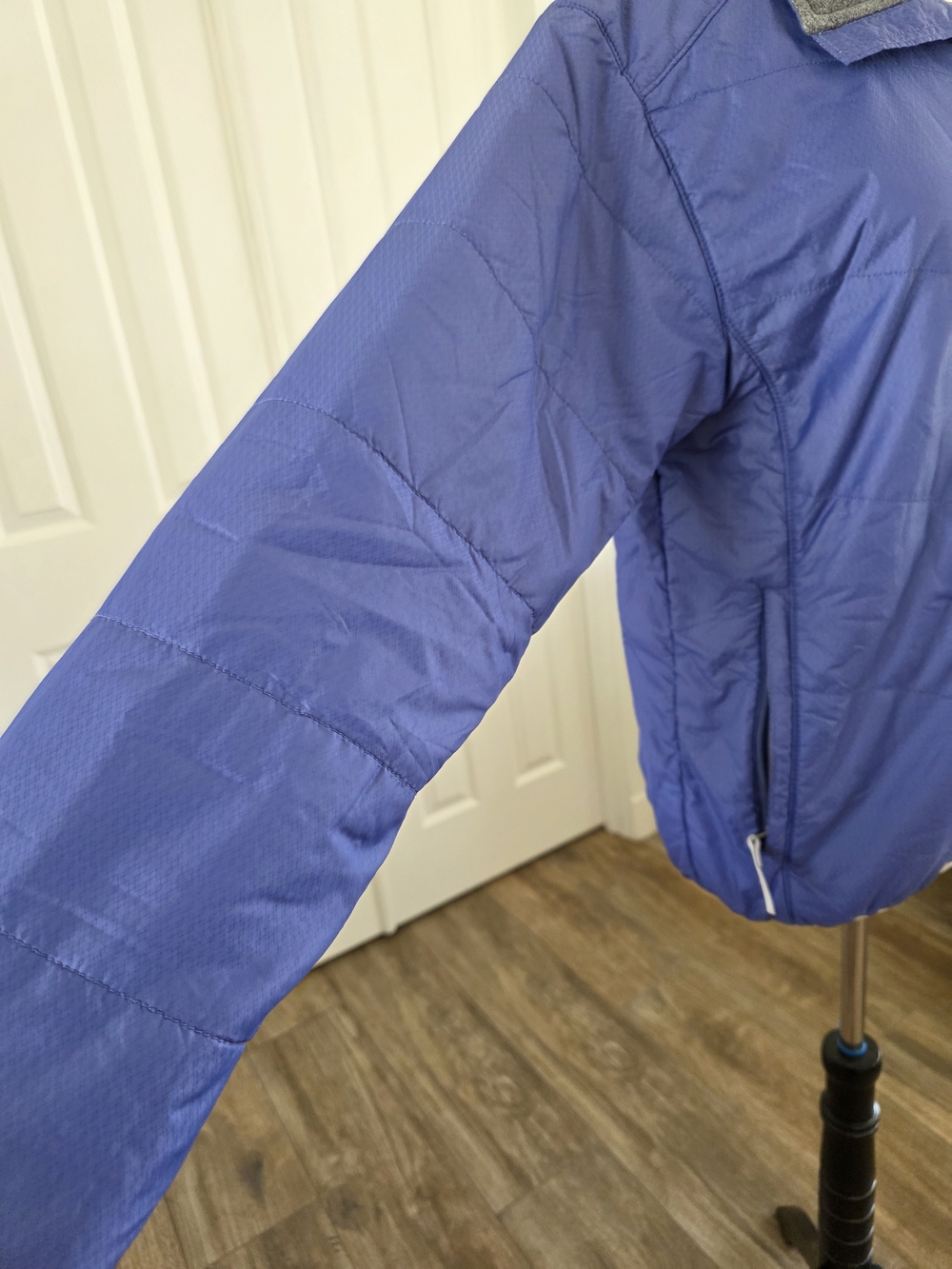 The North Face Periwinkle Blue Quilted Insulated Full Zip Jacket Size L - Picture 3 of 12